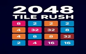 2048 Tile Rush - 2048 game, play online free, no download