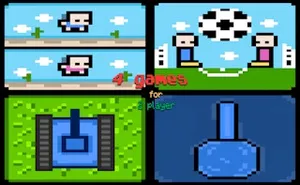 4 Games For 2 Player - arcade game, play online free, no download