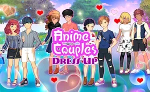Anime Couple Dress Up - kids game, play online free, no download