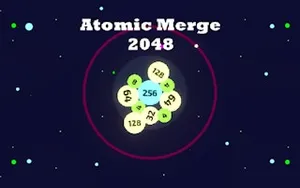 Atomic Merge 2048 - 2048 game, play online free, no download