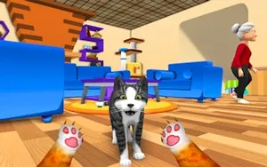 Bad Cat Simulator Pet Game - cats game, play online free, no download