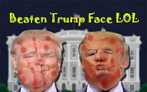Beaten Trump Face LOL - simulation game, play online free, no download