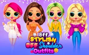Bff Stylish Off Shoulder Outfits - kids game, play online free, no download