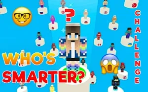 Brain IQ test Mincraft Quiz - puzzle game, play online free, no download