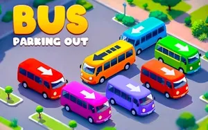 Bus Parking Out - puzzle game, play online free, no download