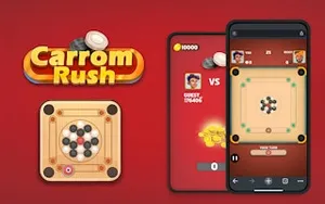 Carrom Rush - board game, play online free, no download