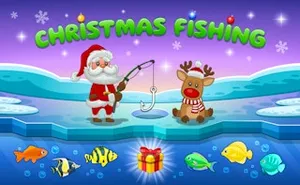 Christmas Fishing - arcade game, play online free, no download