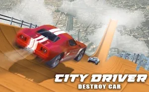 City Driver Destroy Car - sports game, play online free, no download