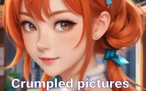 Crumpled Pictures - puzzle game, play online free, no download