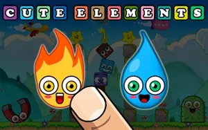Cute Elements - puzzle game, play online free, no download