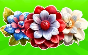 Dice Puzzles Flowers! - 2048 game, play online free, no download