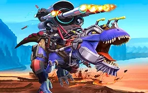 Dino Squad Battle Mission - dinosaur game, play online free, no download