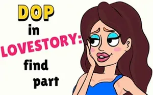 DOP in Love Story Find Part - puzzle game, play online free, no download