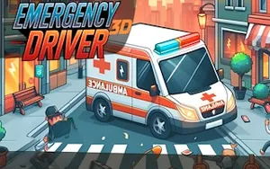 Emergency Driver 3D - driving game, play online free, no download