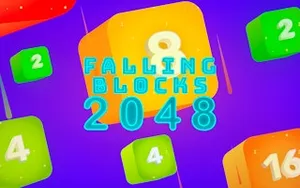 Falling Blocks 2048 - 2D - puzzle game, play online free, no download