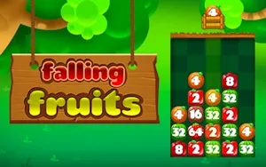 Falling Fruits - 2048 game, play online free, no download