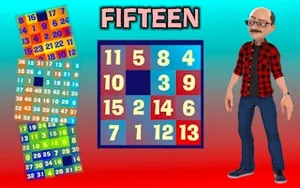 Fifteen - puzzle game, play online free, no download