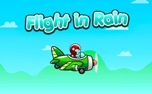 Flight in Rain - arcade game, play online free, no download