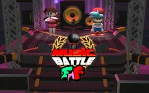 FNF Music Battle 3D - arcade game, play online free, no download