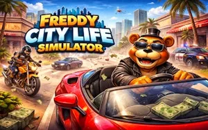 Freddy City Life Simulator - driving game, play online free, no download