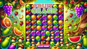 Fruit Crash - match-3 game, play online free, no download
