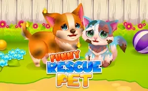 Funny Rescue Pet - kids game, play online free, no download