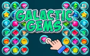 Galactic Gems - match-3 game, play online free, no download