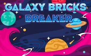 Galaxy Bricks Breaker - arcade game, play online free, no download