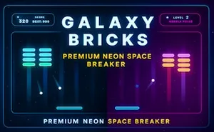Galaxy Bricks - arcade game, play online free, no download