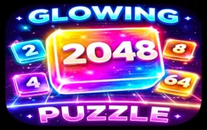 Glowing 2048 Puzzle - 2048 game, play online free, no download