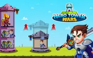 Hero Tower Wars - action game, play online free, no download