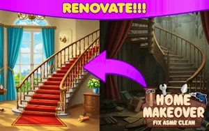 Home Makeover Fix ASMR Clean - puzzle game, play online free, no download