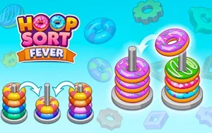 Hoop Sort Fever - puzzle game, play online free, no download