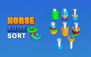 Horseshoe Sort Puzzle Games - puzzle game, play online free, no download