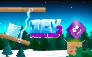 Icy Purple Head 2 - clicker game, play online free, no download