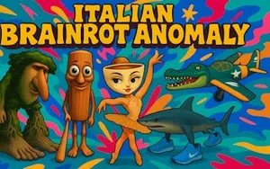 Italian Brainrot Anomaly - puzzle game, play online free, no download
