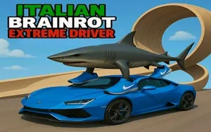Italian Brainrot Extreme Driver - driving game, play online free, no download