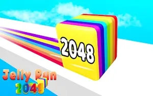 Jelly Run in 2048 - 2048 game, play online free, no download