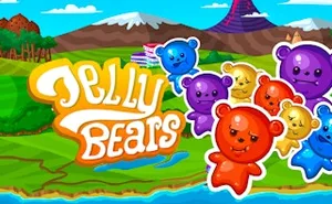 Jellybears - match-3 game, play online free, no download