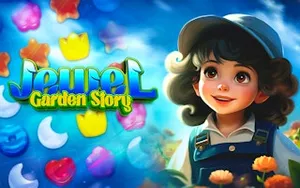 Jewel Garden Story - match-3 game, play online free, no download