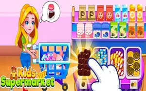 Kids Supermarket - simulation game, play online free, no download