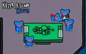 Killer Escape Huggy - action game, play online free, no download