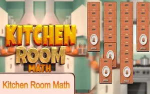 Kitchen Room Math - 2048 game, play online free, no download