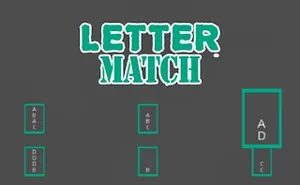 Letter Match - match-3 game, play online free, no download