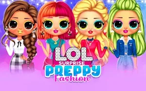 LOL Surprise Preppy Fashion - kids game, play online free, no download