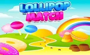 Lollipop Match - arcade game, play online free, no download