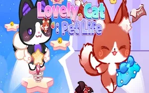 Lovely Cat Pet Life - simulation game, play online free, no download