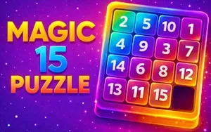 Magic 15 Puzzle - puzzle game, play online free, no download