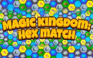 Magic Kingdom. Hex Match - puzzle game, play online free, no download