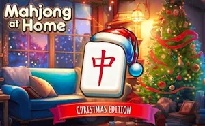 Mahjong At Home - Xmas Edition - board game, play online free, no download